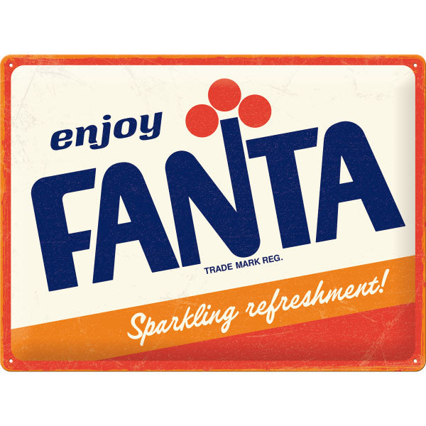 Blechschild "Fanta" (40 x 30 cm)