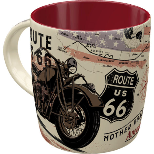 Tasse, 330ml. Route 66 Bike Map