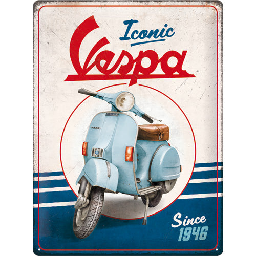 Blechschild "Vespa" (30 x 40 cm)