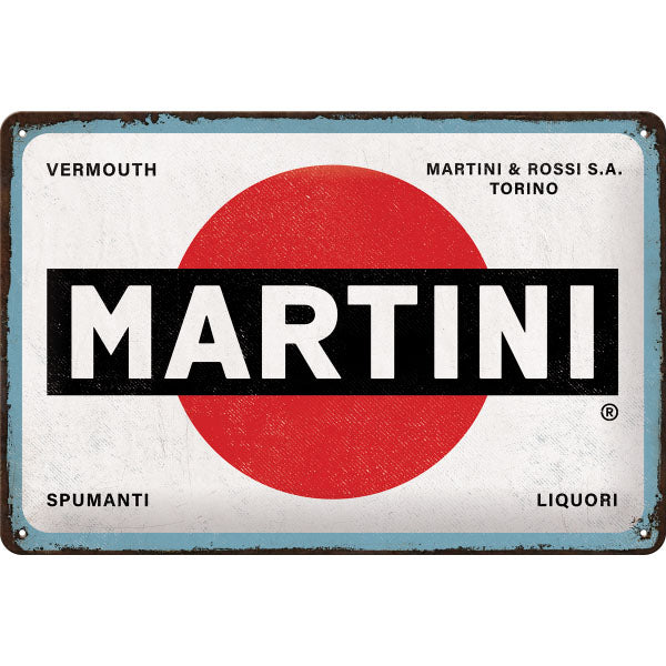 Nostalgic-Art Merchandising Schild Martini 20 x 30 cm, Metall (20 x 30 cm)