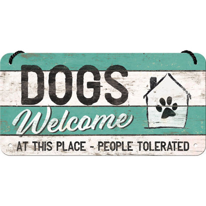 Nostalgic-Art Merchandising Schild Pfoten 20 x 10 cm, Metall (1 x 10 x 20 cm)