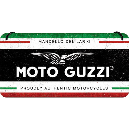 Hängeschild. Moto Guzzi - ItalianMotorcy
