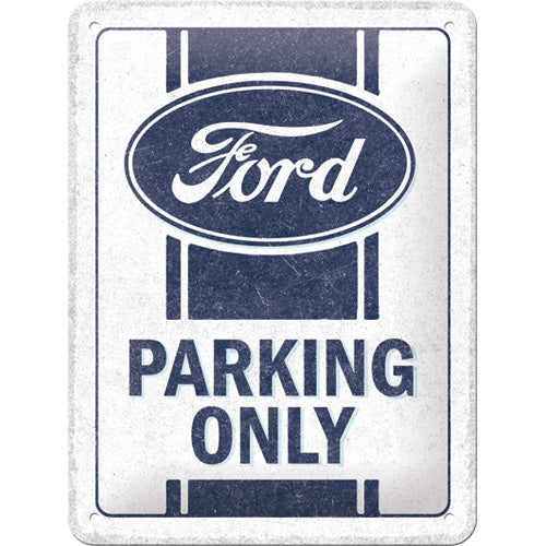 Blechschild "Ford Parking Only" (22 x 15 cm)