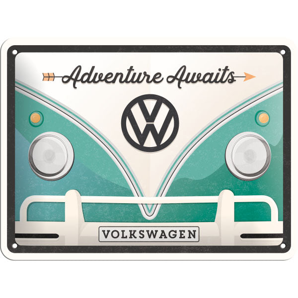 Blechschild "Volkswagen VW Bulli" (20 x 15 cm)