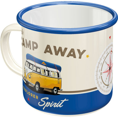 Nostalgic-Art Merchandising Universaltasse Lets Camp Away 360 ml, 1 Stück, Weiss (360 ml, 1 x)