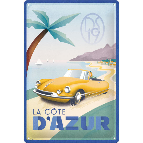 Blechschild "Citroen - La Côte d'Azur" (30 x 20 cm)