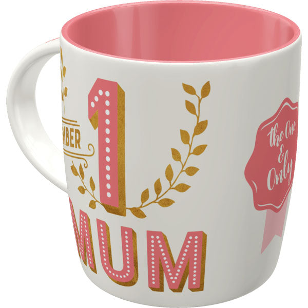 Tasse 330ml. Number 1 Mum