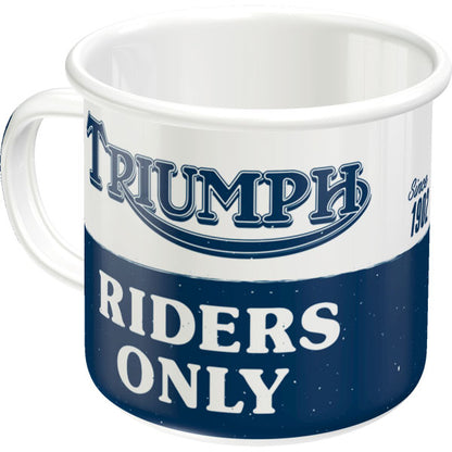 Nostalgic-Art Merchandising Nostalgic Art Universaltasse Triumph 360 ml, 1 Stück, Dunkelblau/Weiss (360 ml, 1 x)