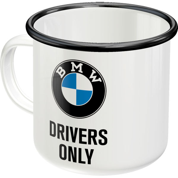 Nostalgic-Art Merchandising Universaltasse BMW Drivers 360 ml, 1 Stück, Weiss (360 ml, 1 x)