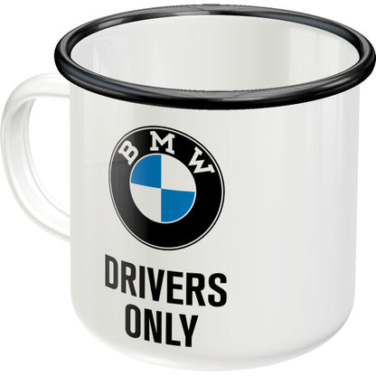 Nostalgic-Art Merchandising Universaltasse BMW Drivers 360 ml, 1 Stück, Weiss (360 ml, 1 x)