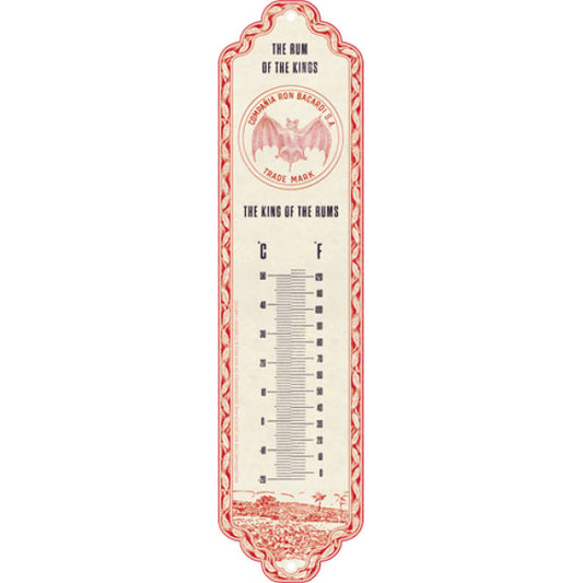 Thermometer "Bacardi - The King of the Rums"