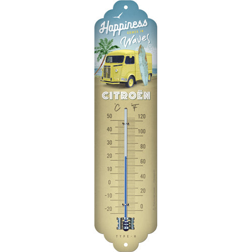 Thermometer "Citroen Type H - Happiness Comes In Waves"