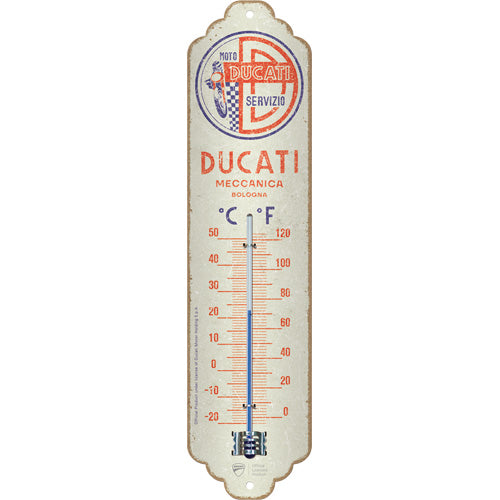 Thermometer "Ducati Moto Servizio Meccanica"