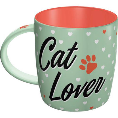 Nostalgic-Art Merchandising Tasse Cat Lover, 8.5x9, 330ml (330 ml, 1 x)