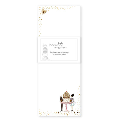 Notizblock mit Magnet "Kaffee (60 Blatt)