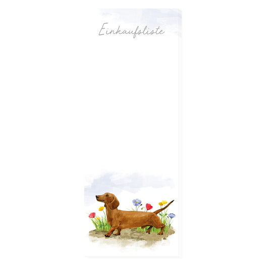 Notizblock mit Magnet "Hunde"