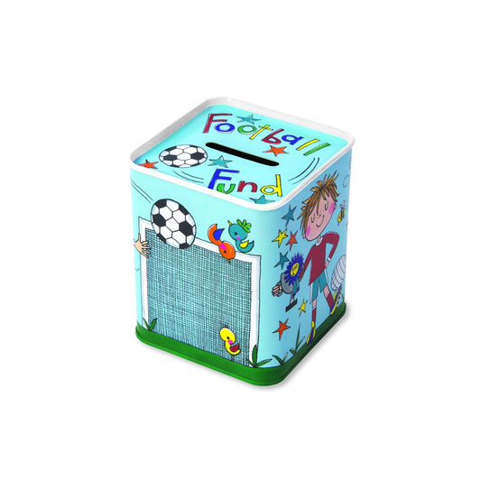Spardose "Fussball" (9.2 x 7.7 x 7.7 cm)