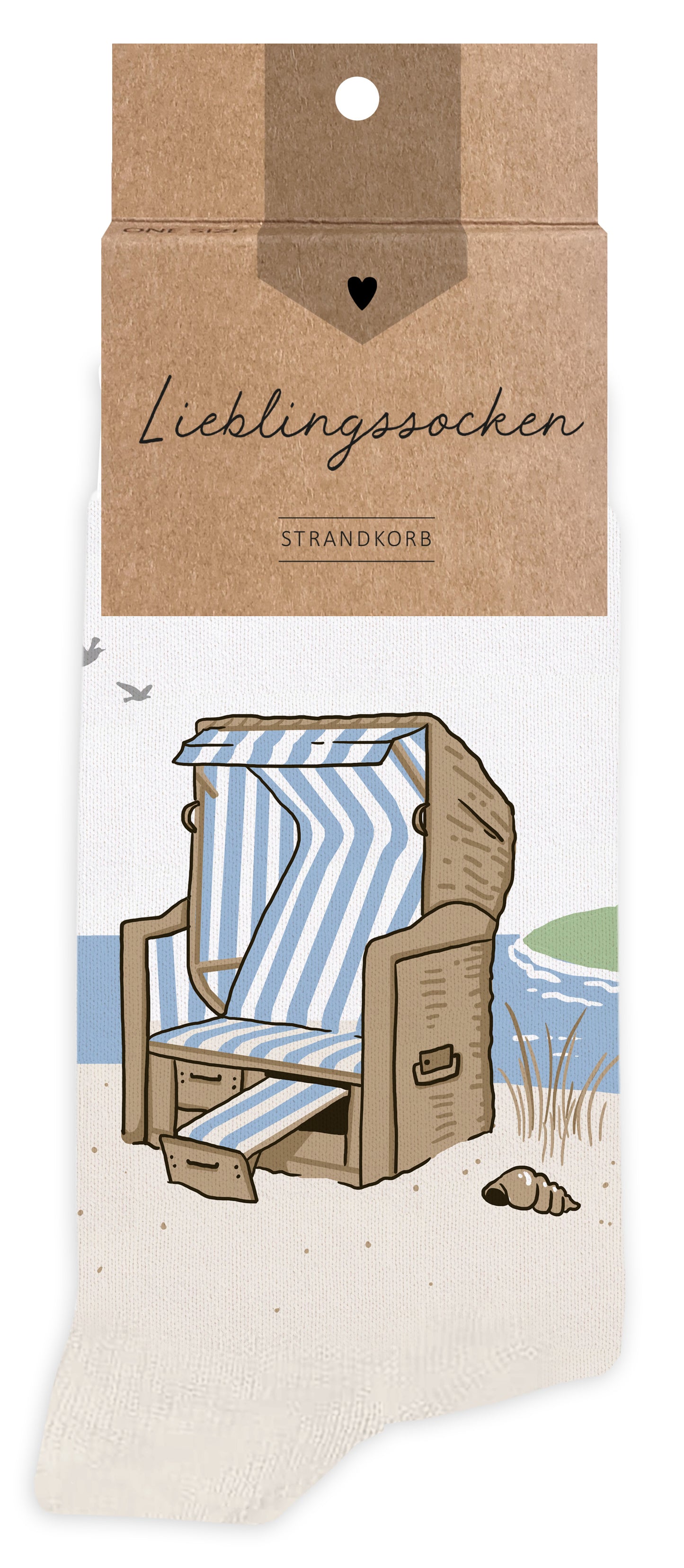 Lieblingssocken "Strandkorb"