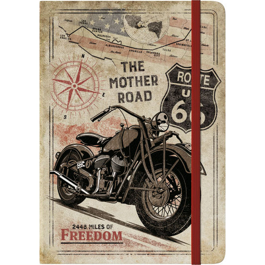 Notizbuch "US Highwaysthe - Mother Road" (DIN A5)