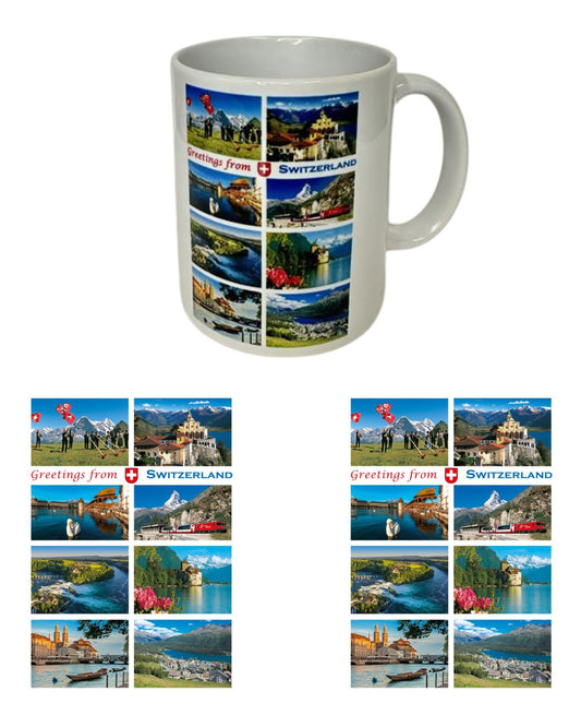 Tasse "Greetings Switzerland"