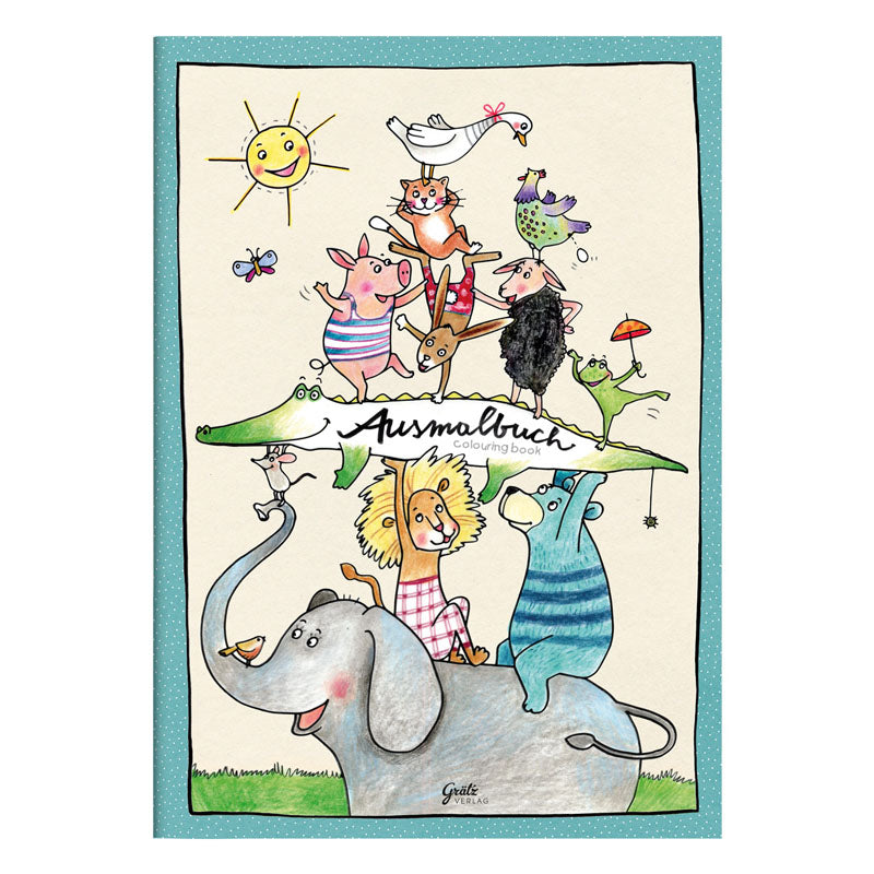 Malbuch "Freche Tiere"