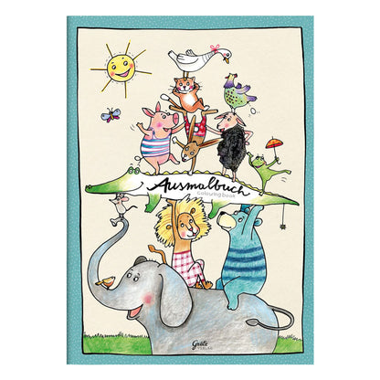 Malbuch "Freche Tiere"