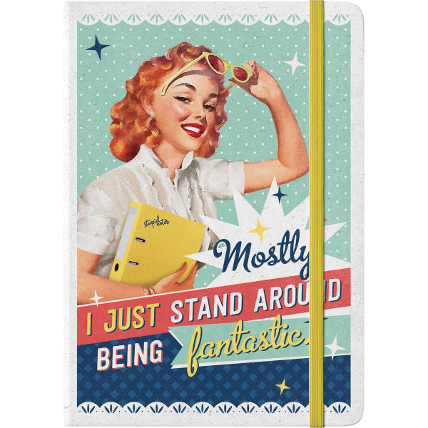 Notizbuch "Mostly I just stand Around" (DIN A5)
