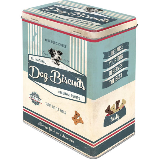 Schild "Dog Biscuits" (14 x 20 x 10 cm)