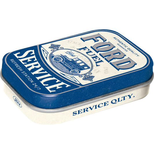 Pillendose "Ford Fuel Service" (6 x 4 x 1.6 cm)