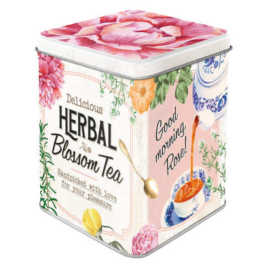 Teedose "Herbal Blossom Tea" (8 x 10 x 7.5 cm)