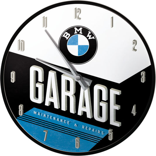 Wanduhr "BMW Garage" (Ø 31.0 cm)