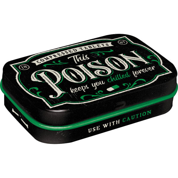 Pillendose "Nostalgic Pharmacy - Poison" (6 x 4 x 1.6 cm)