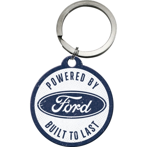 Schlüsselanhänger "Ford - Built to last", rund