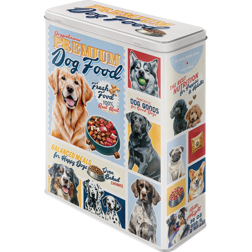 Vorratsdose XL "Premium Dog Food" (26 x 19 x 8 cm)