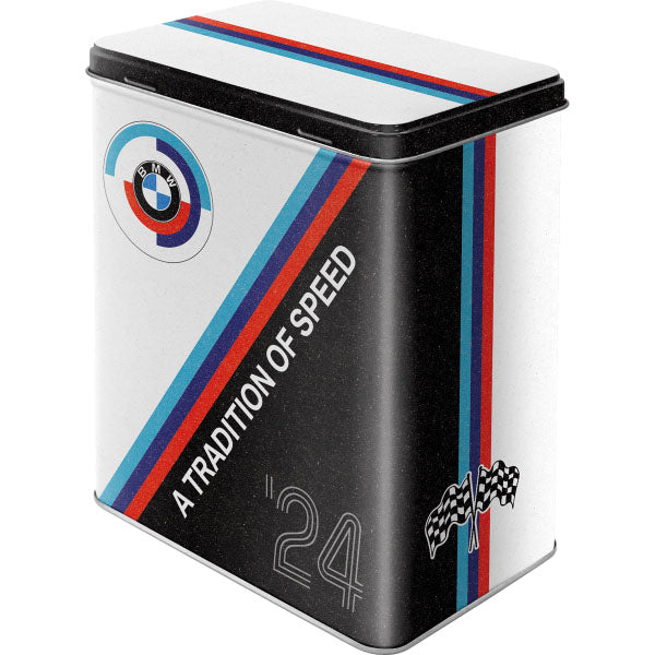Vorratsdose L "BMW Motorsport - Tradition of Speed" (14 x 20 x 10 cm)