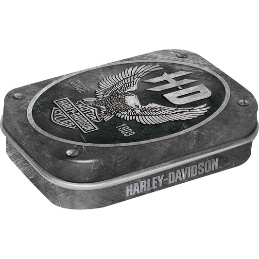 Pillendose "Harley-Davidson Metal Eagle" (6 x 4 x 1.6 cm)