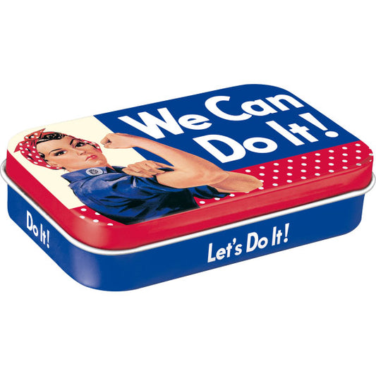 Pillendose XL "We Can Do It" (10 x 6 x 2 cm)