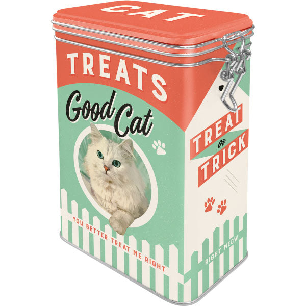 Aufbewahrungsdose "Cat Treats" (11 x 18 x 7.5 cm)