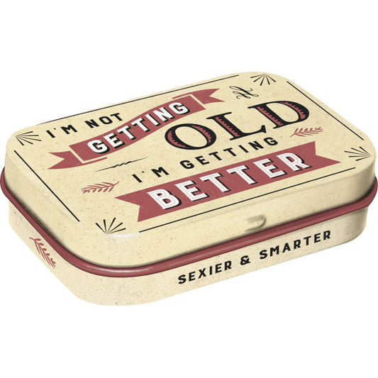 Pillendose "I'm not getting old" (6 x 4 x 1.6 cm)
