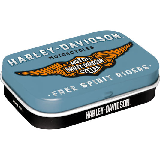 Pillendose "Harley-Davidson" (6 x 4 x 1.6 cm)