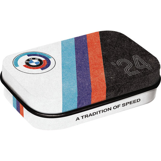 Pillendose "BMW Motorsport" (6 x 4 x 1.6 cm)