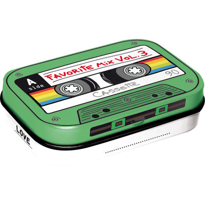 Pillendose "Favorite Mix Cassette" (6 x 4.3 x 1.8 cm)