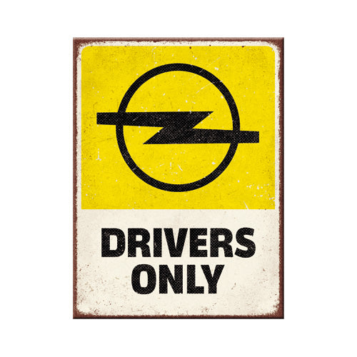 Magnet "Opel Drivers Only"