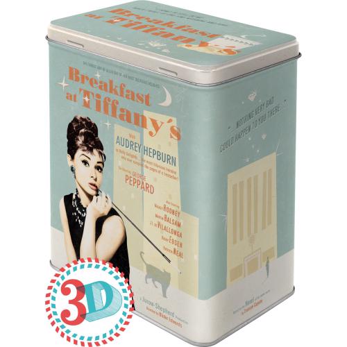 Vorratsdose L "Breakfast at Tiffany's" (14 x 20 x 10 cm)