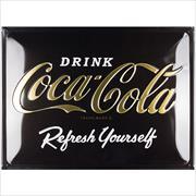 Blechschild "Coca-Cola - Refresh Yourself" (40 x 30 cm)