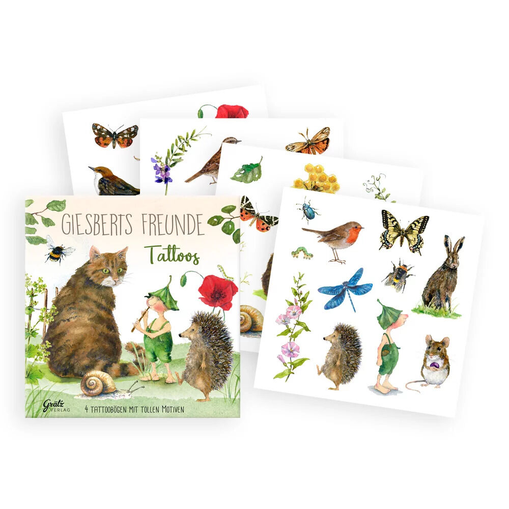 Kindertattoos "Giesberts Freunde"