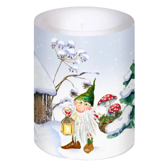 Kerze "Weihnachtswichtel"
