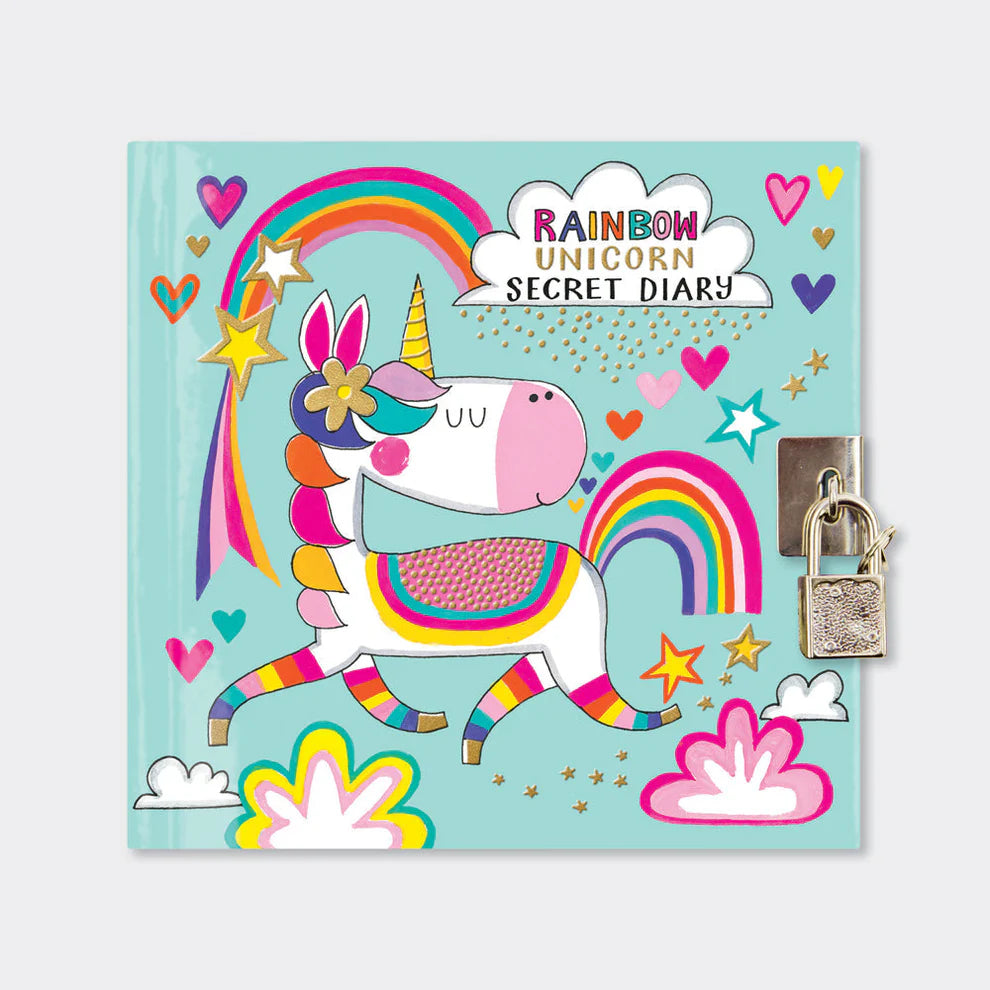 Notizbuch "Secret Diary Rainbow Unicorn"