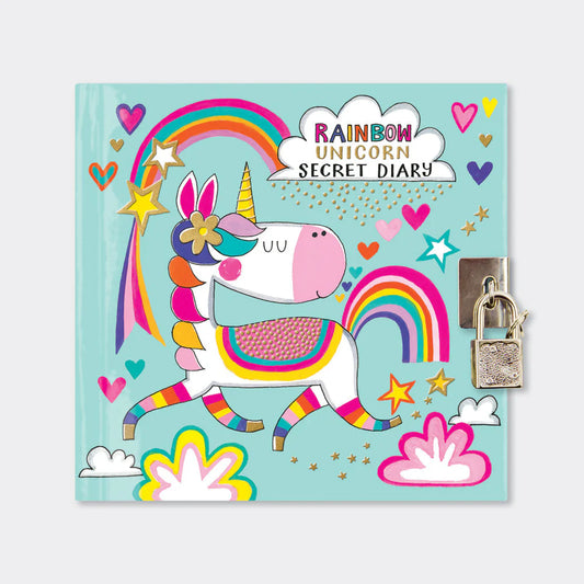 Notizbuch "Secret Diary Rainbow Unicorn"