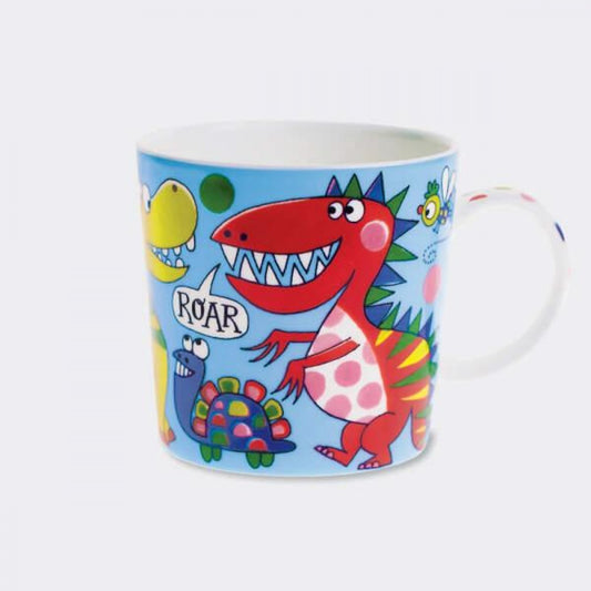 Tasse "Comic Dinosaurier" (Porzellan)